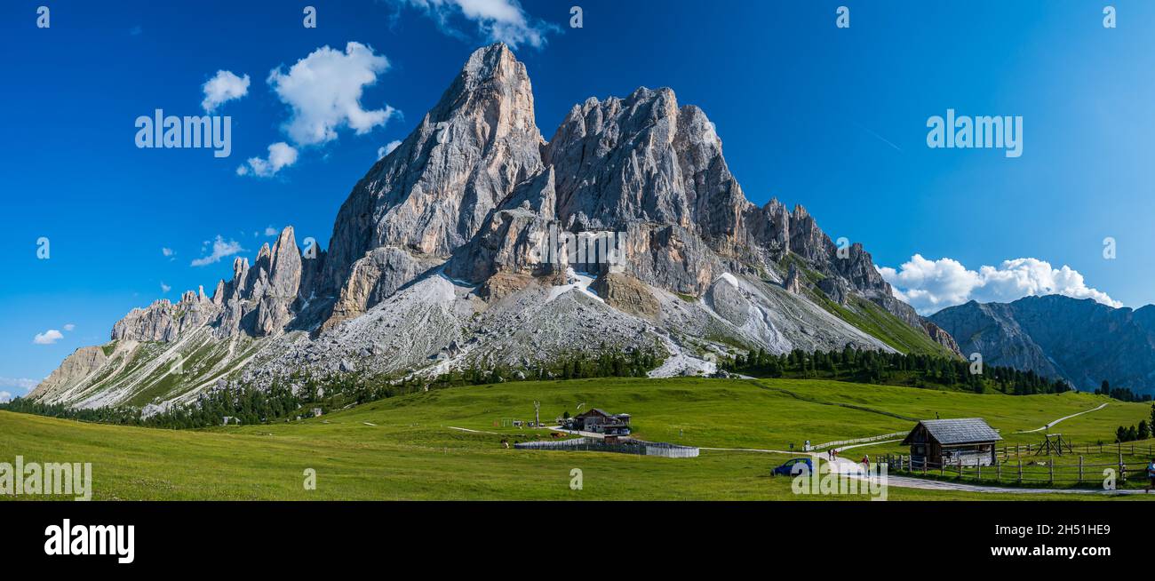 View Of The Peitlerkofel Sass De Putia A Mountain Of The Dolomites