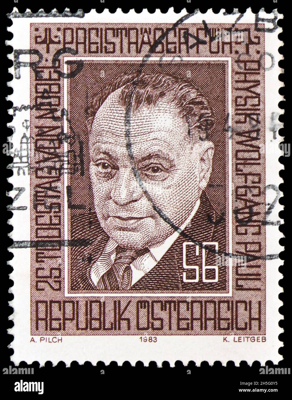 Moscow Russia October Postage Stamp Printed In Austria