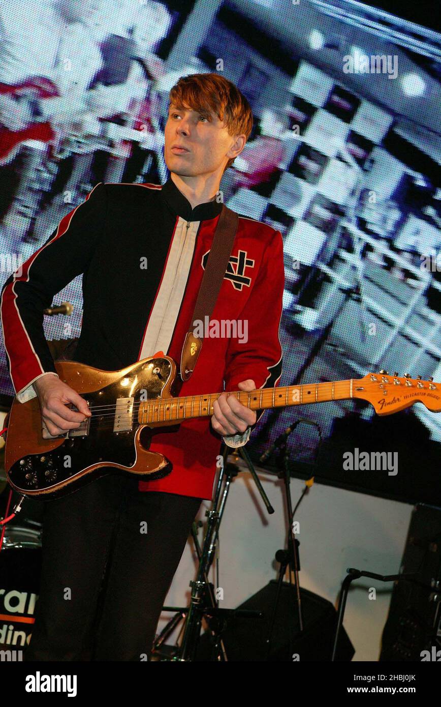 Alexander Kapranos From Franz Ferdinand Play In Store Gig At Hmv Oxford