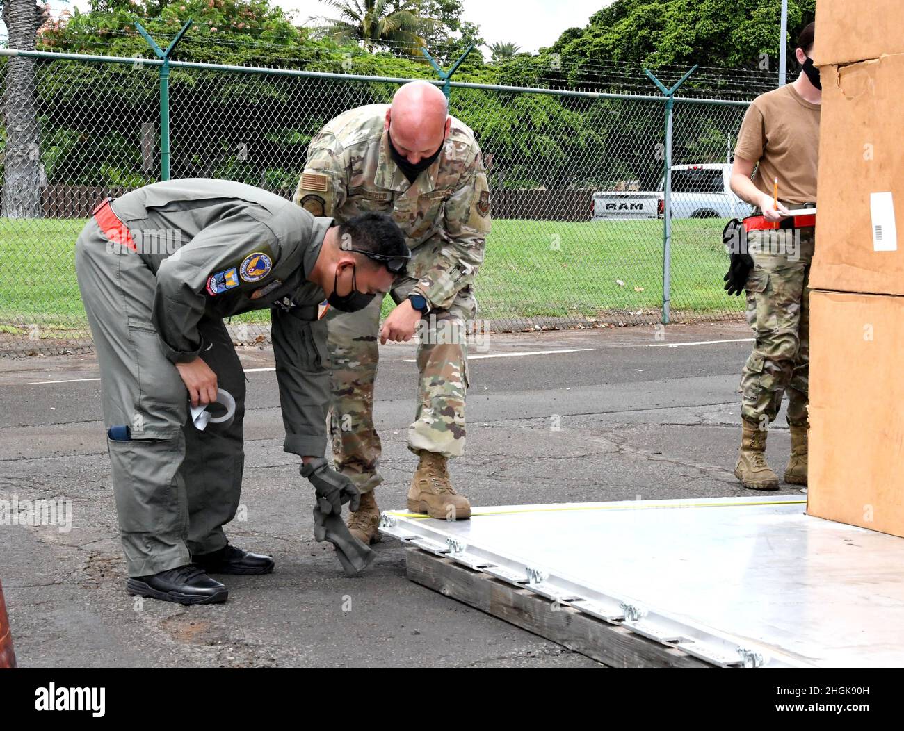 Ssgt Joseph Sheffield Th Air Mobility Squadron Works With A