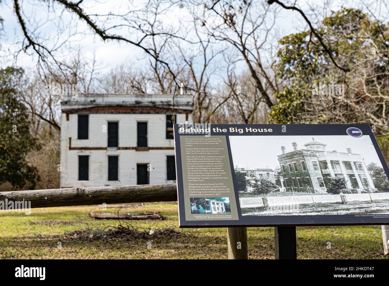 Orrville Alabama USA Jan 26 2021 Informational Sign In Front Of