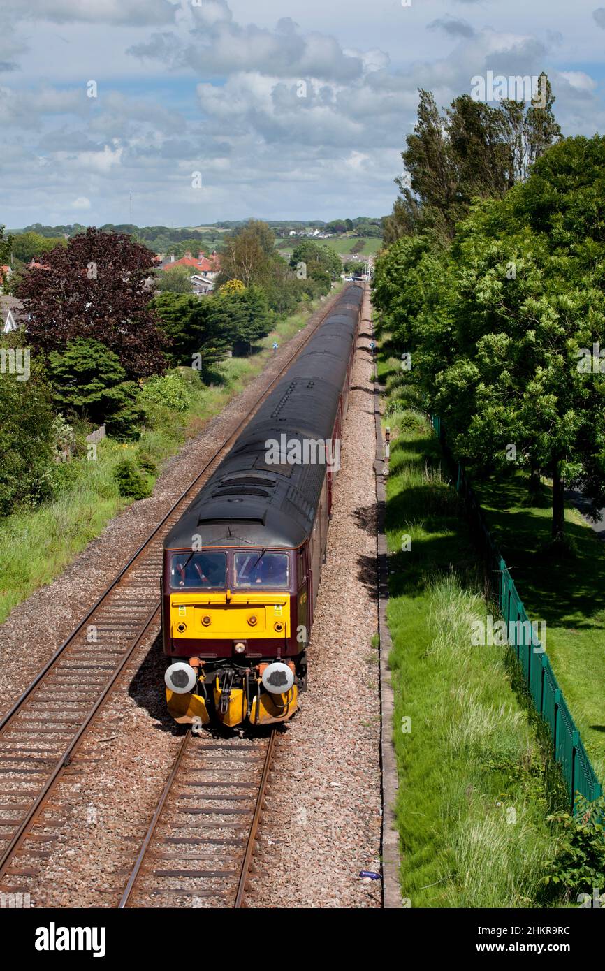 West Coast Railways Class 47 Locomotive 47854 On The Morecambe Line