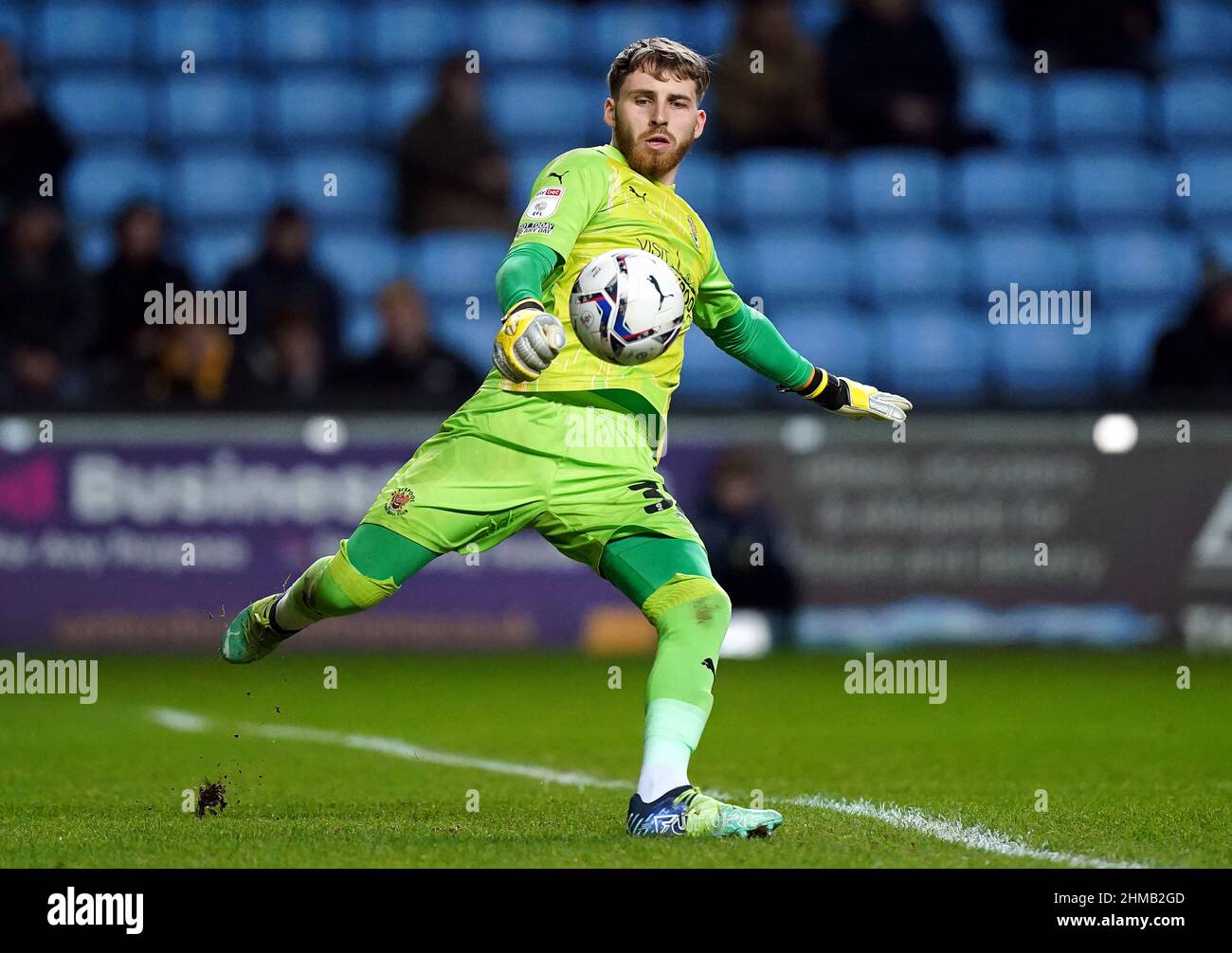 Blackpool Goalkeeper Daniel Grimshaw During The Sky Bet Championship