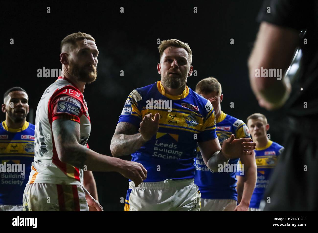 Blake Austin 6 Of Leeds Rhinos Insists To Referee Jack Smith That His