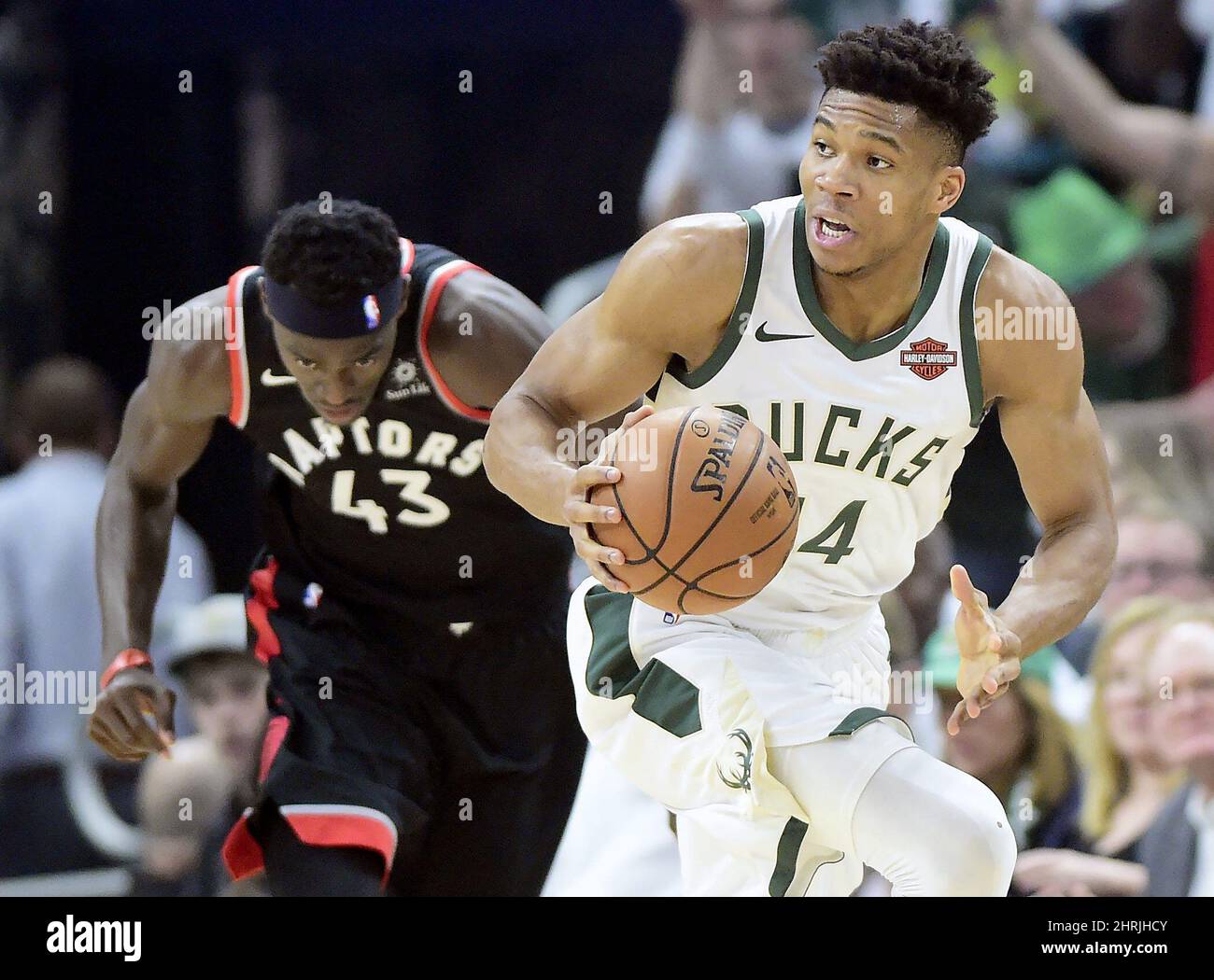 Toronto Raptors Forward Pascal Siakam 43 Tries To Chase Down