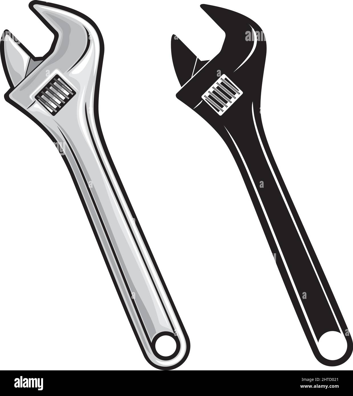 Wrench Tool Vector Illustration Stock Vector Image Art Alamy