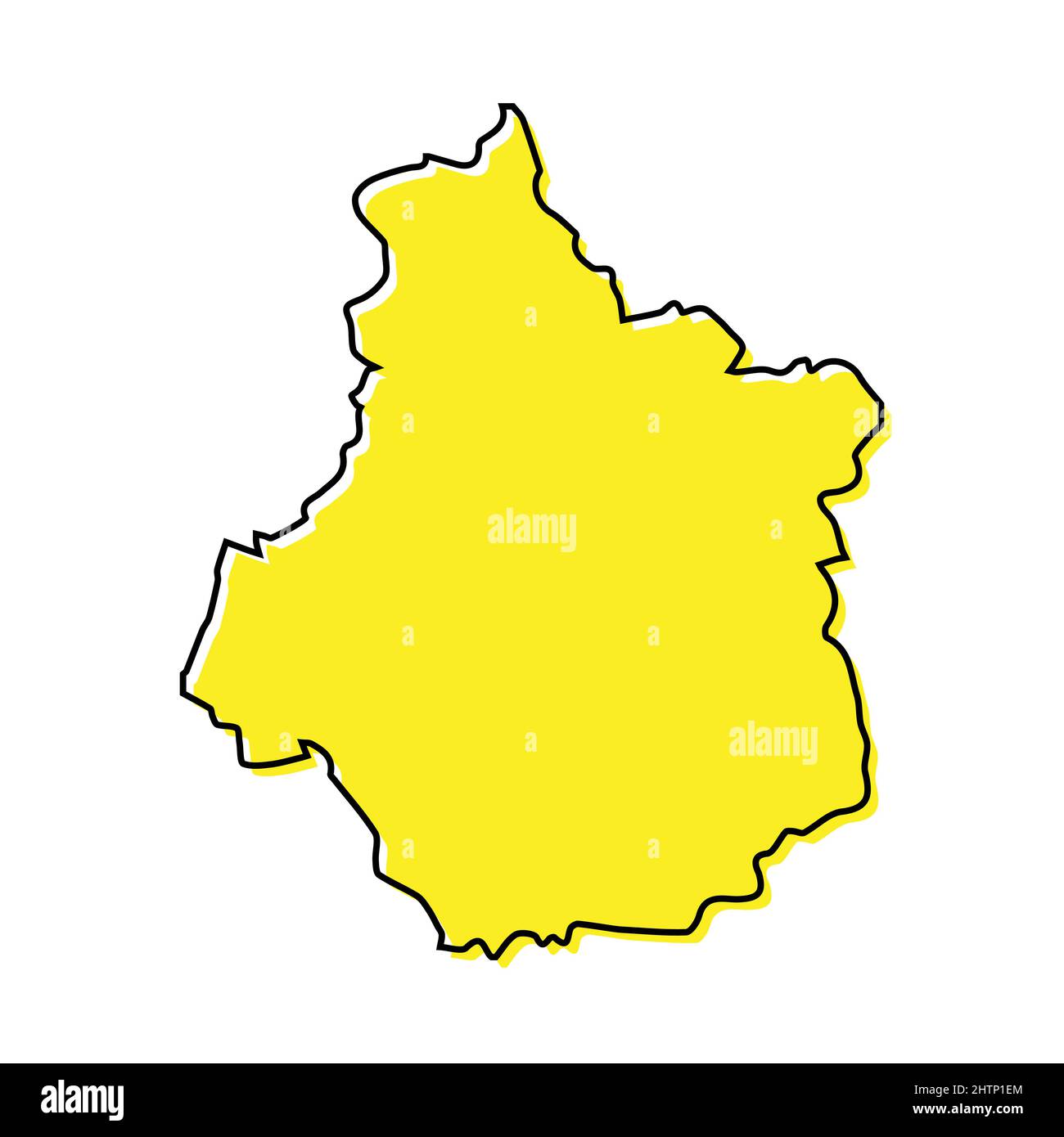 Simple Outline Map Of Centre Val De Loire Is A Region Of France