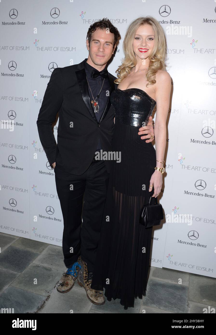 Gregory Siff Elle Evans Attending The Art Of Elysium S Th Annual