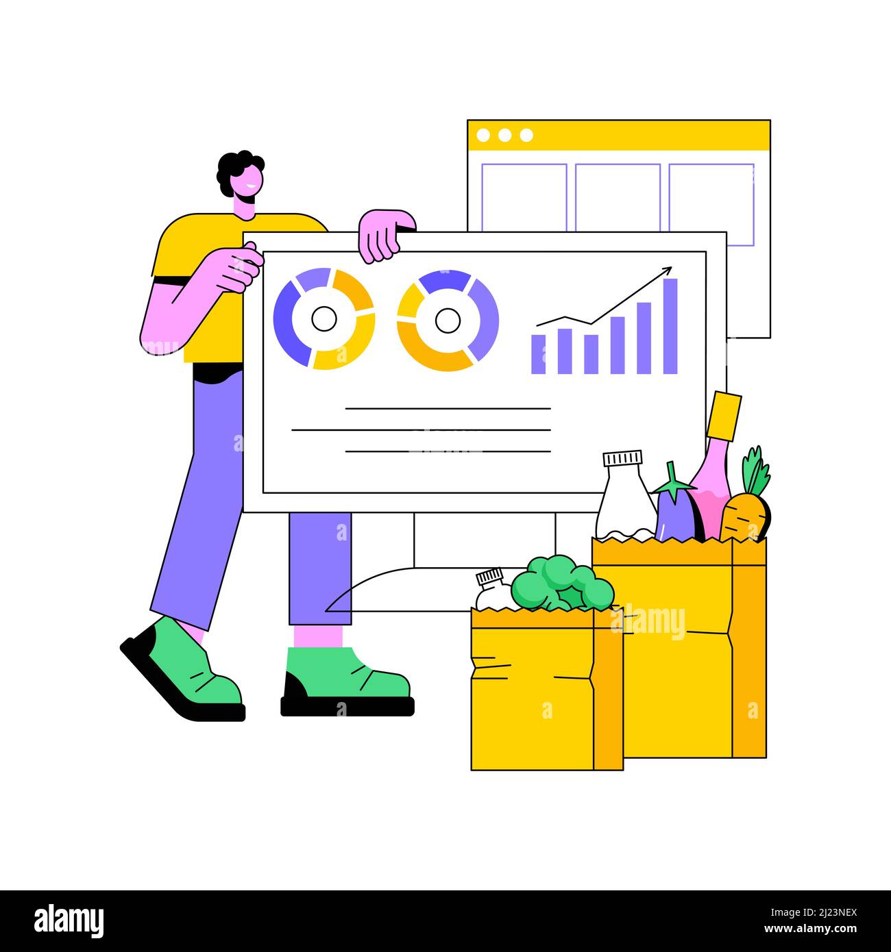 Food Consumption Abstract Concept Vector Illustration Country Economic