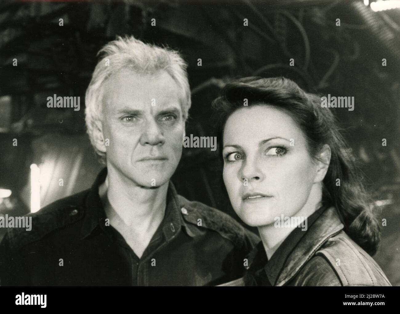 English Actor Malcolm McDowell And Actress Lisa Eichhorn In The Movie
