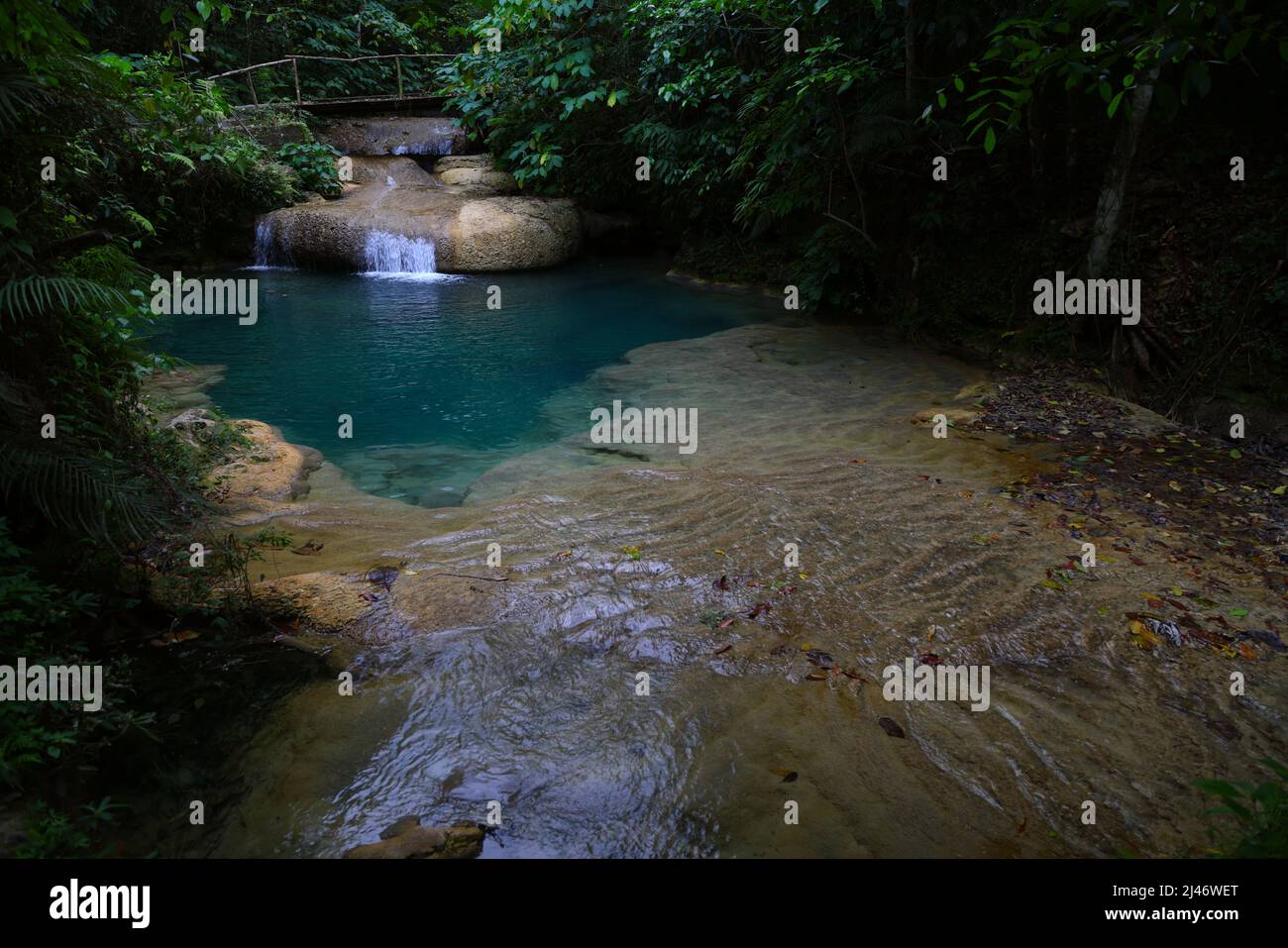 The Nicho Waterfalls In The Cuban Tropical Forest Stock Photo Alamy