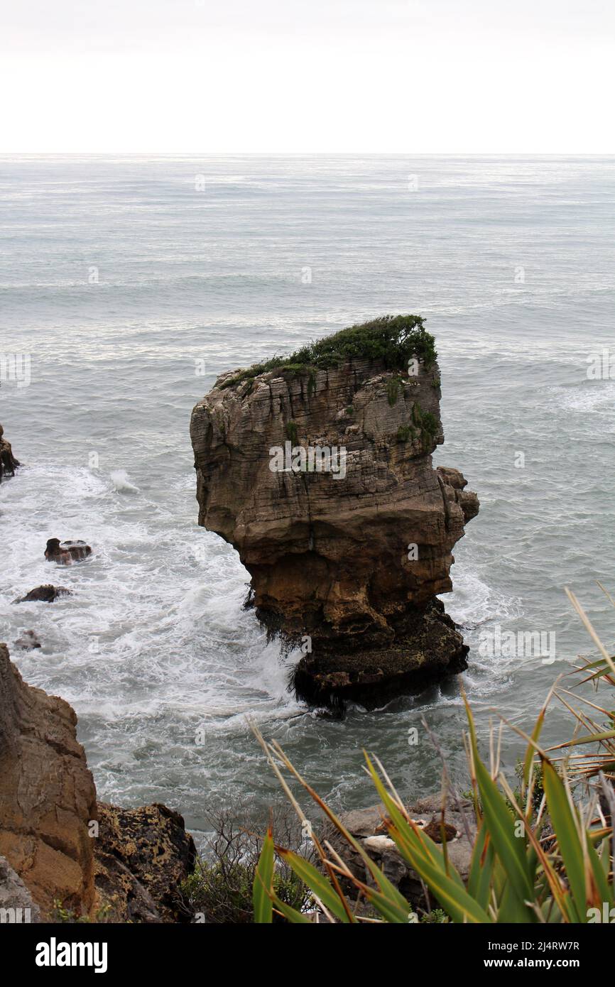 Pancake Rocks A Rock Formation In Paparoa National Park South Island