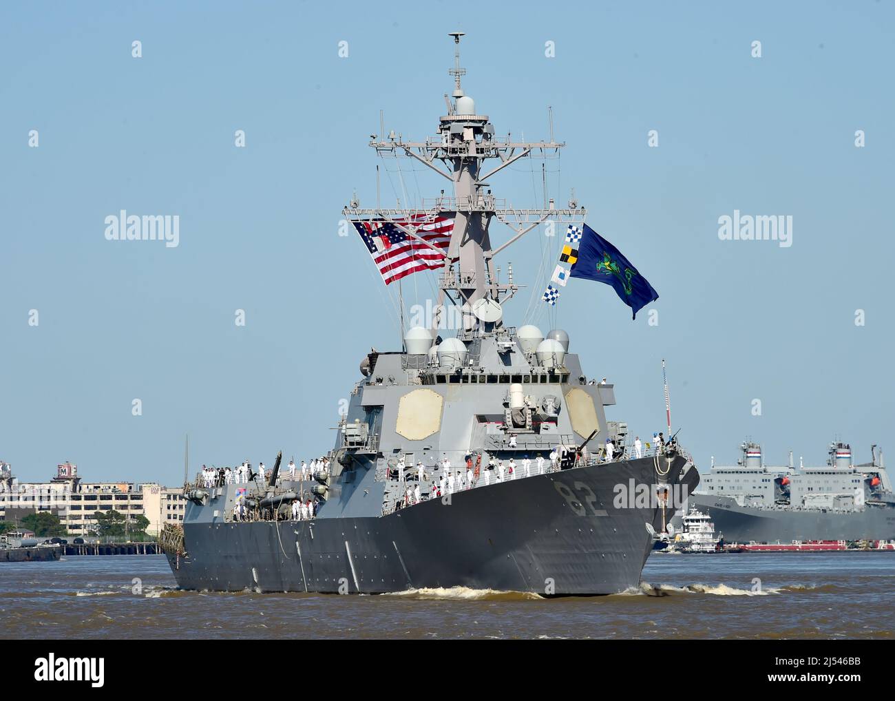 220418 N QV906 0381 NEW ORLEANS April 18 2022 The USS Lassen DDG