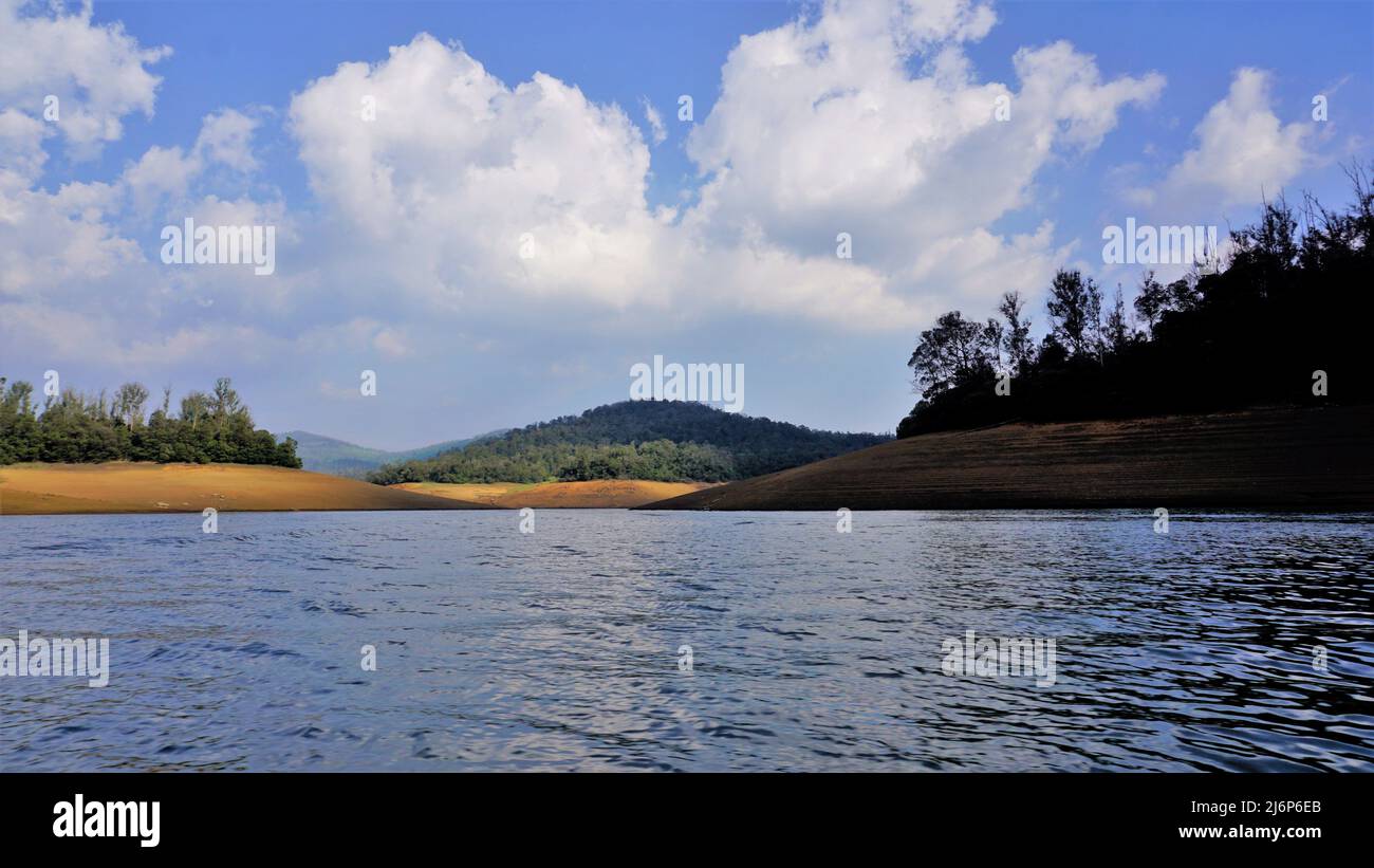 Beautiful View Of Pykara Lake Ooty Tamilnadu Awesome Scenery Of