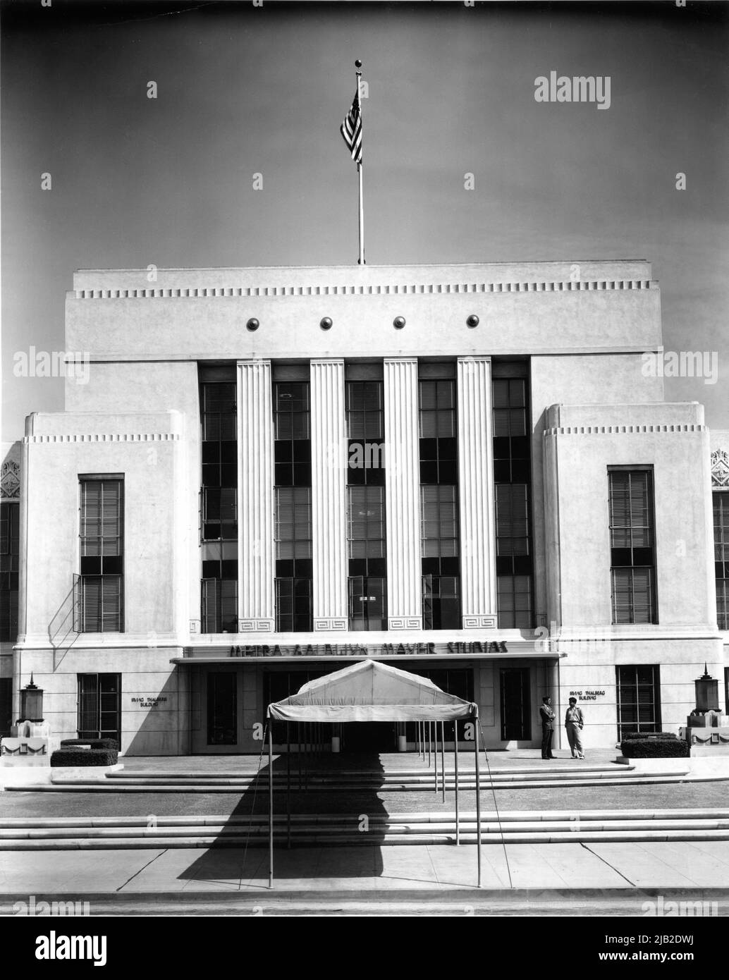 Outside View In 1942 Of The Entrance To The IRVING THALBERG BUILDING