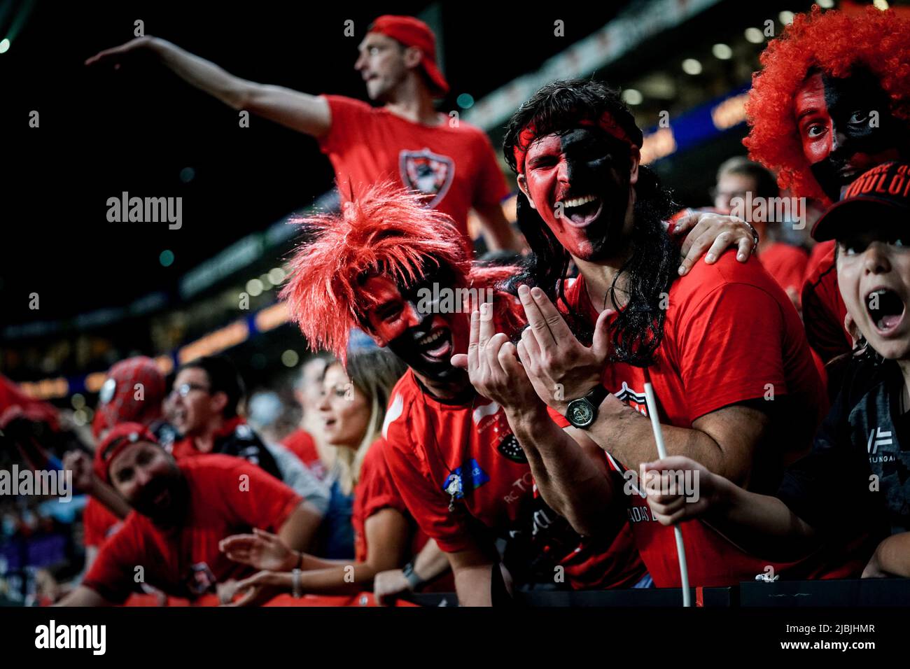 Supporters Of Rct During The Rugby Top Match Between Racing R