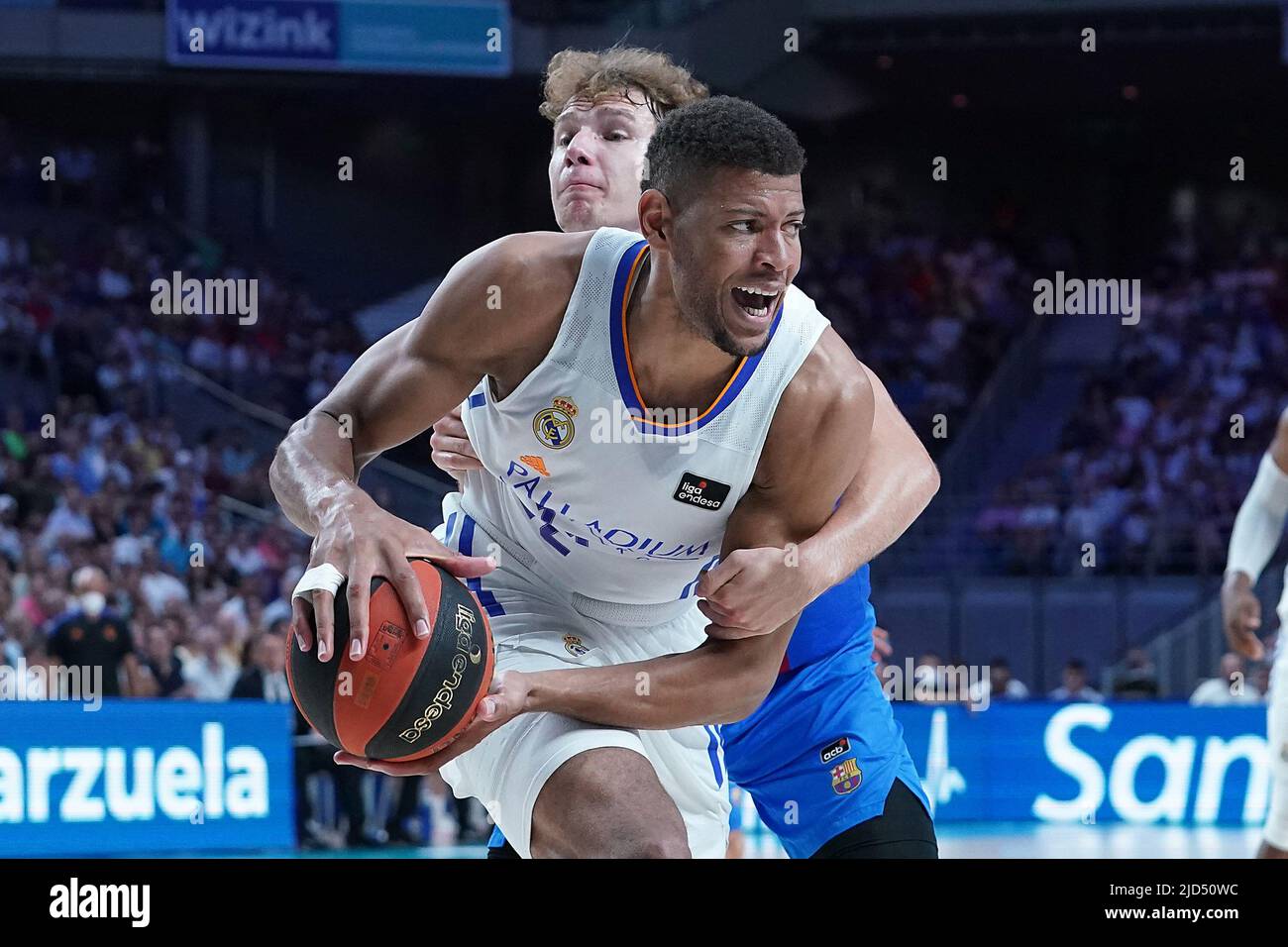 Spain 17th June 2022 Real Madrid Baloncesto S Edy Tavares R And FC