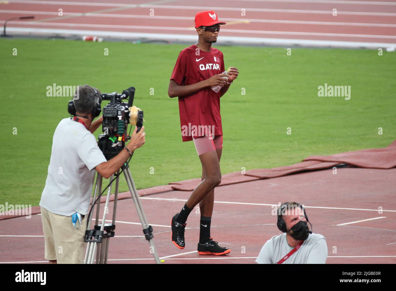 August St Tokyo Japan Mutaz Essa Barshim Of Qatar In Action