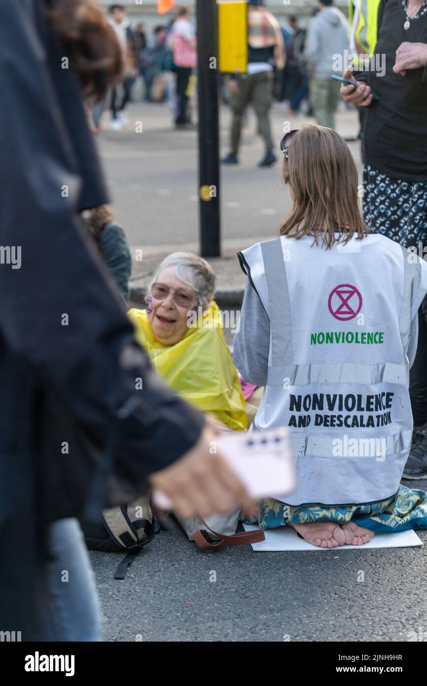 Extinction Rebellion Xr Activists Jumped On Top Of A Black Limo And