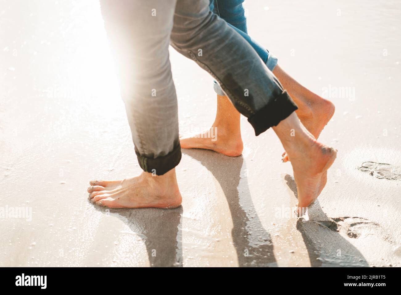 Mature Woman Barefoot Outdoors Hi Res Stock Photography And Images Alamy