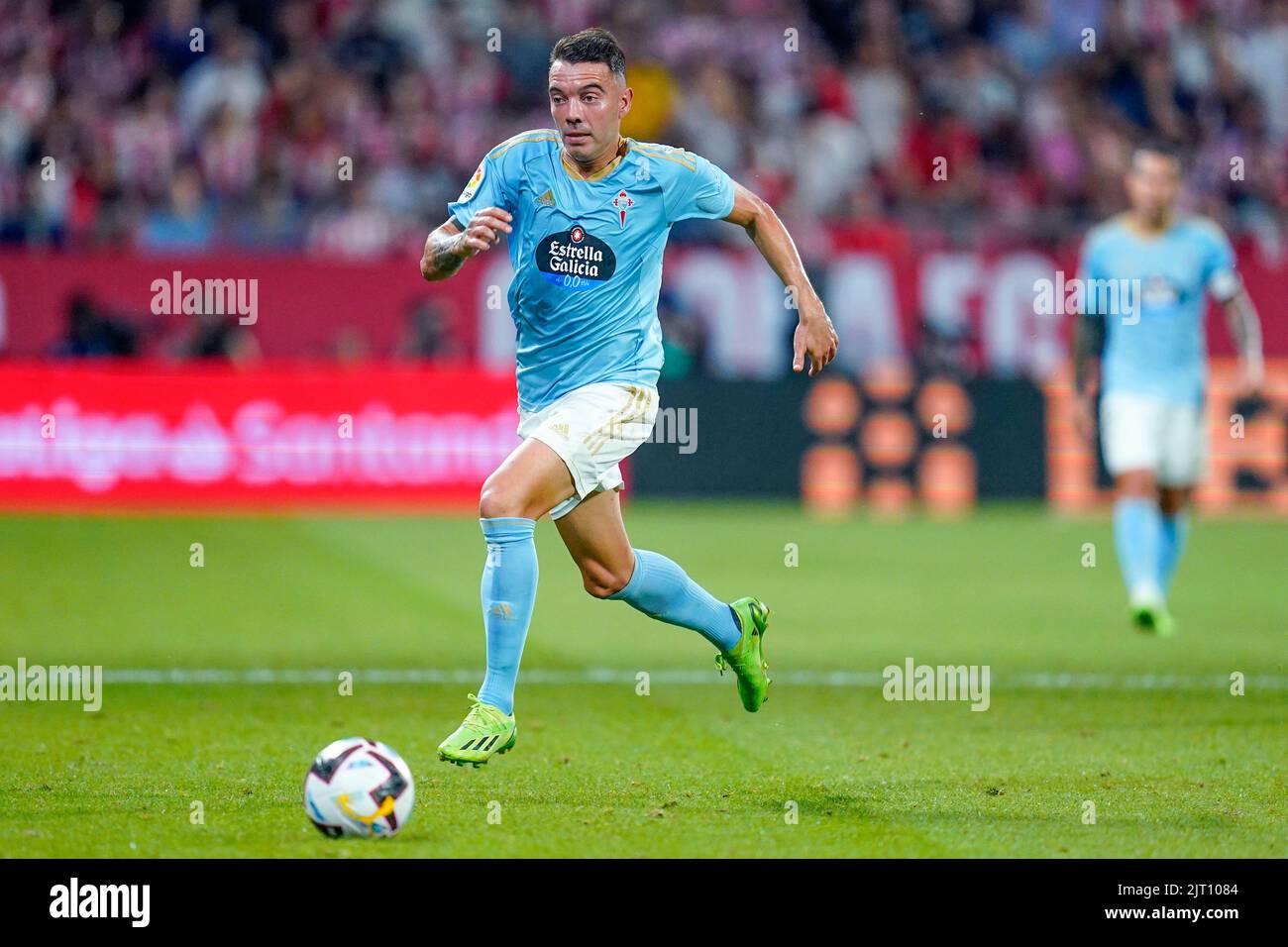 Iago Aspas Of RC Celta During The La Liga Match Between Girona FC And