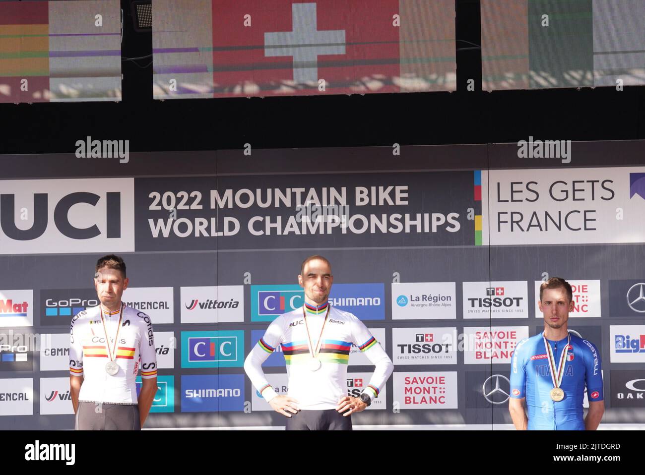 France Schurter Nino Winner During Podium Uci Mountain