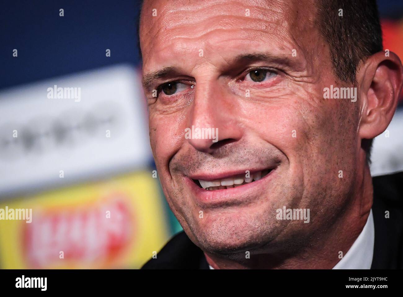 Massimiliano Allegri Of Juventus During The Uefa Champions League Press