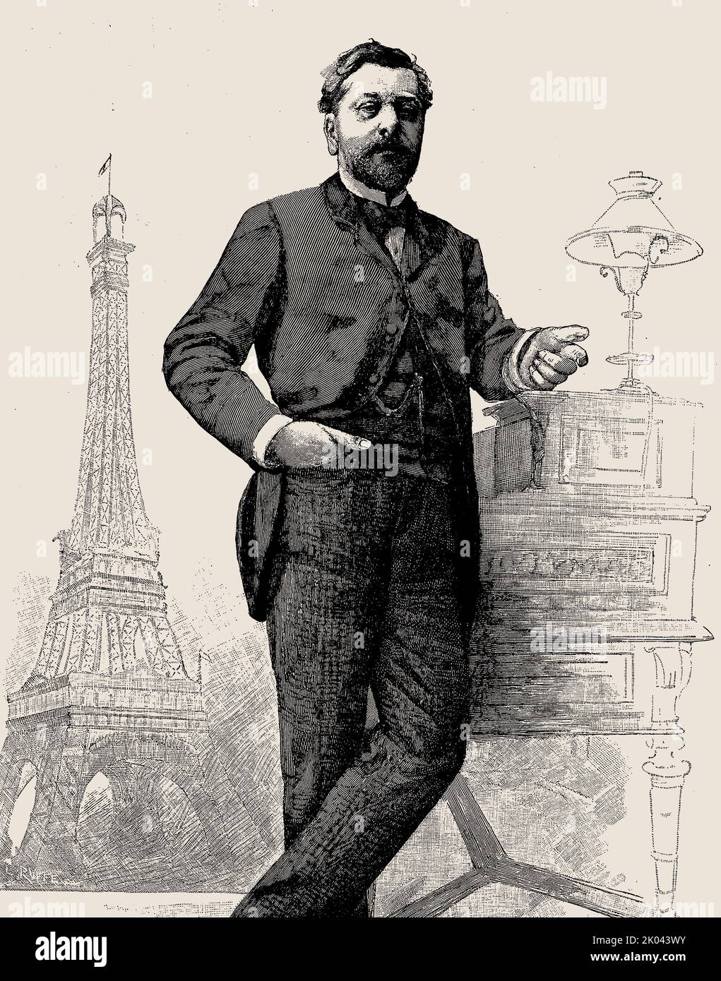 Gustave Eiffel From Revue Illustr E C Private