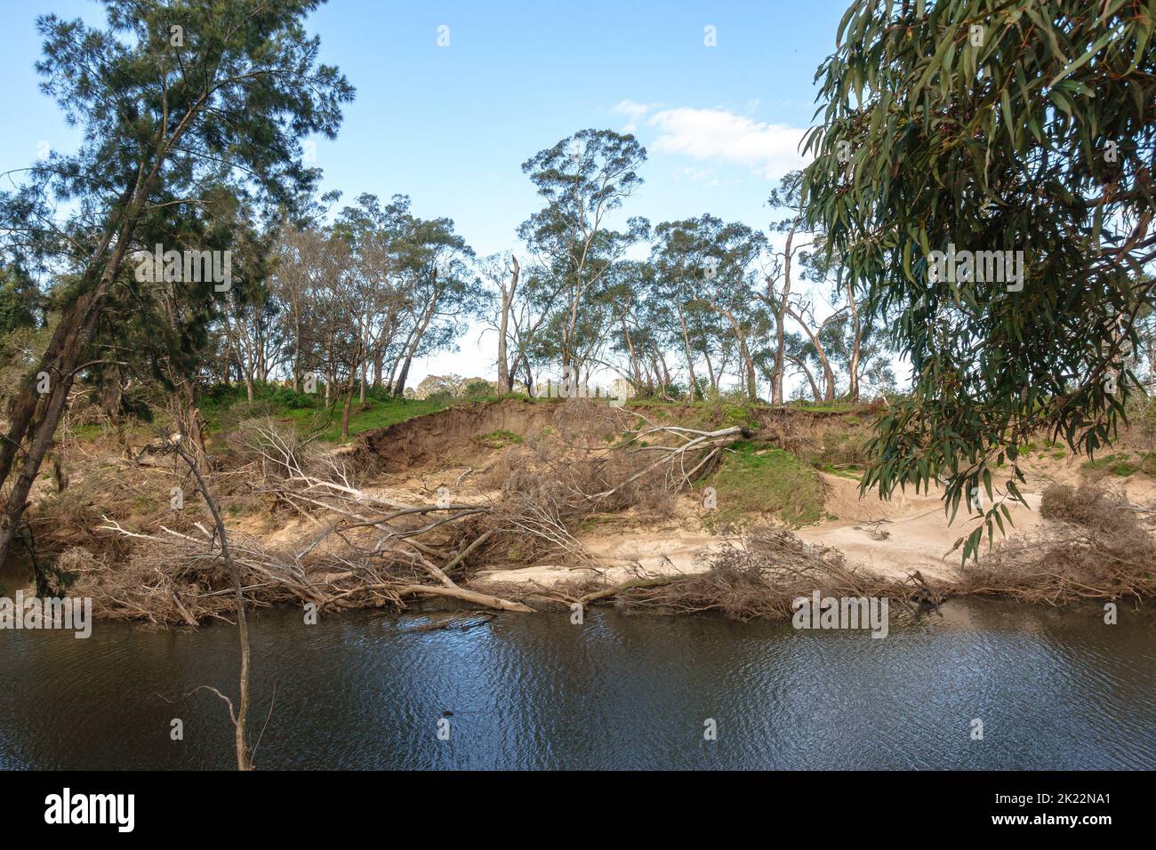 Existing Flood Damage To The Banks Of The Nepean River In Camden New