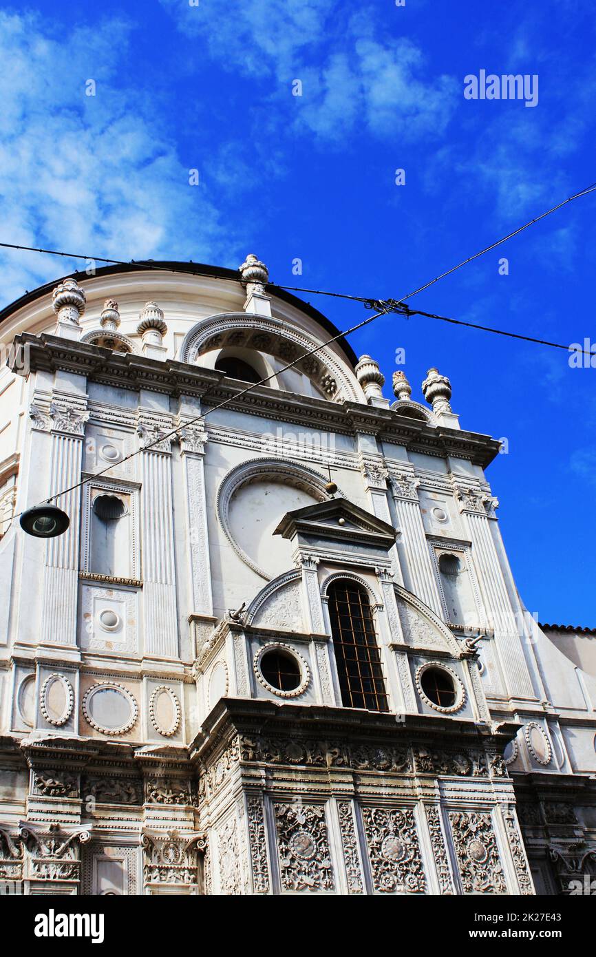 Brescia The Church Chiesa Di Santa Maria Dei Miracoli Stock Photo Alamy