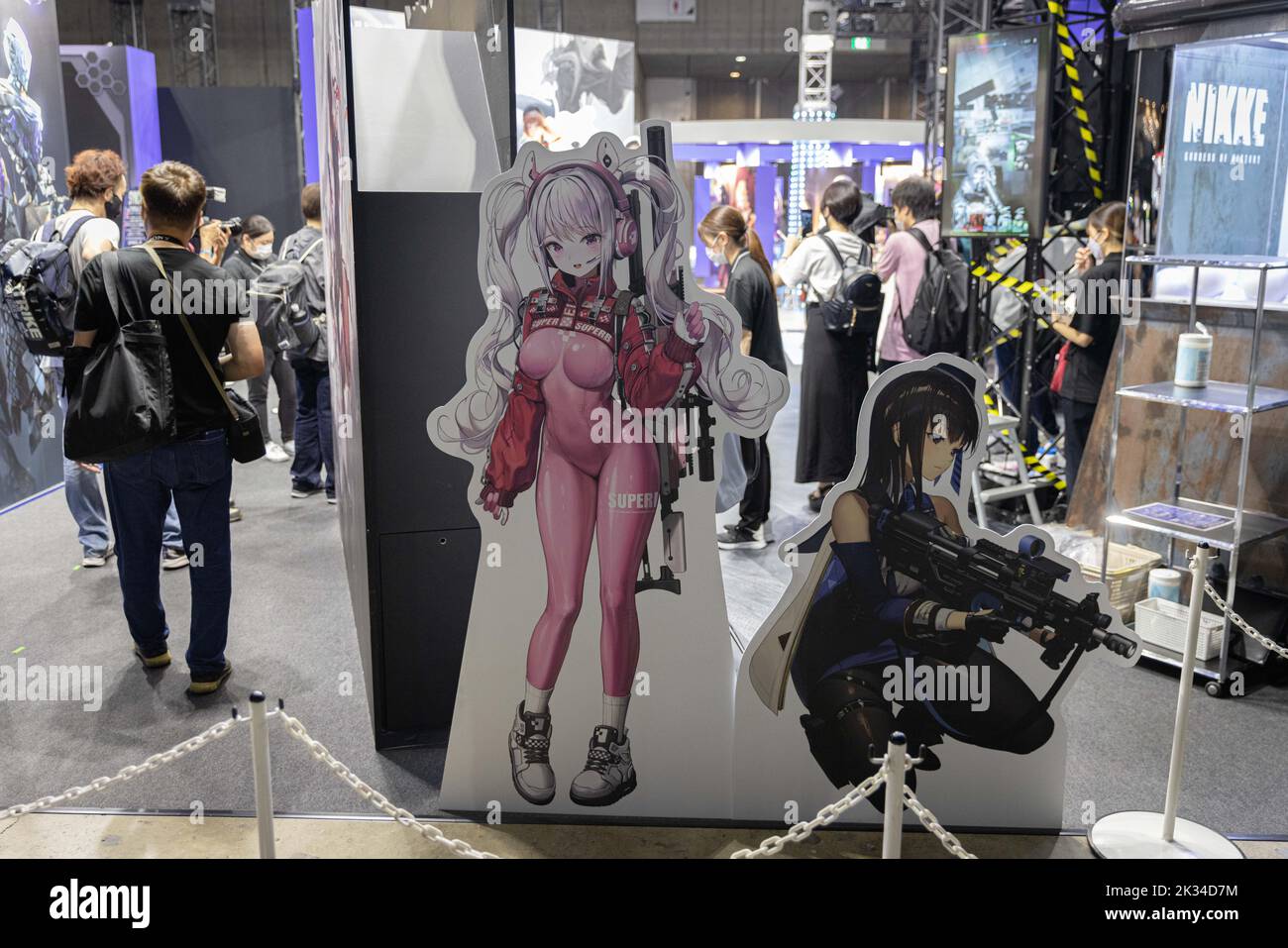 Chiba Japan 17th Sep 2022 Visitors Of Tokyo Game Show 2022 Stand In