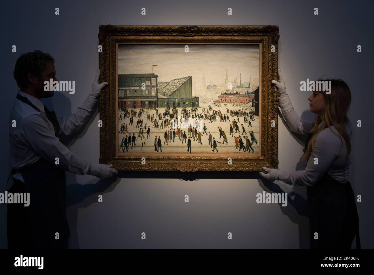 L S Lowry Going To The Match Hi Res Stock Photography And Images Alamy