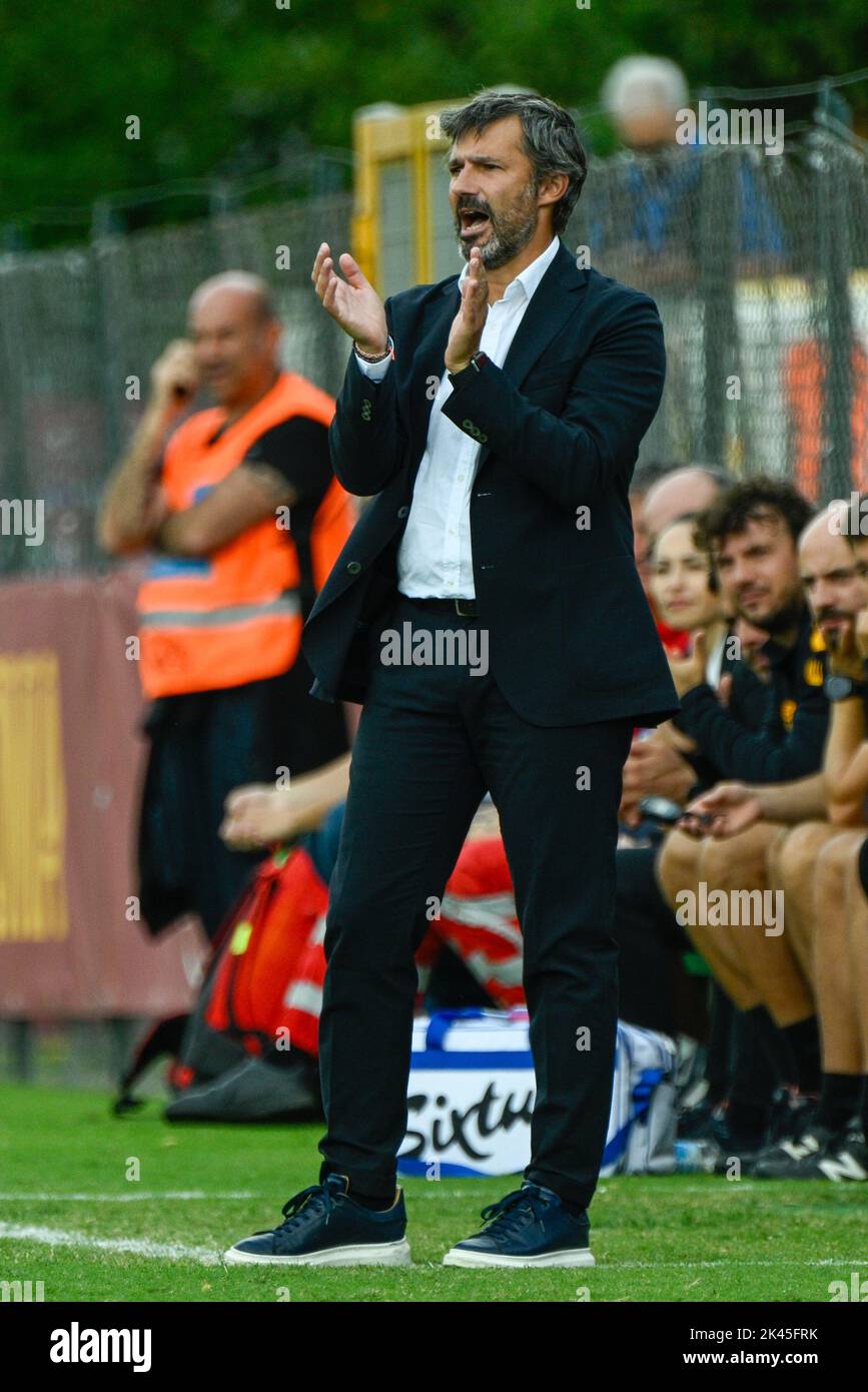 Alessandro Spugna Coach AS Roma Women During The UEFA Womens