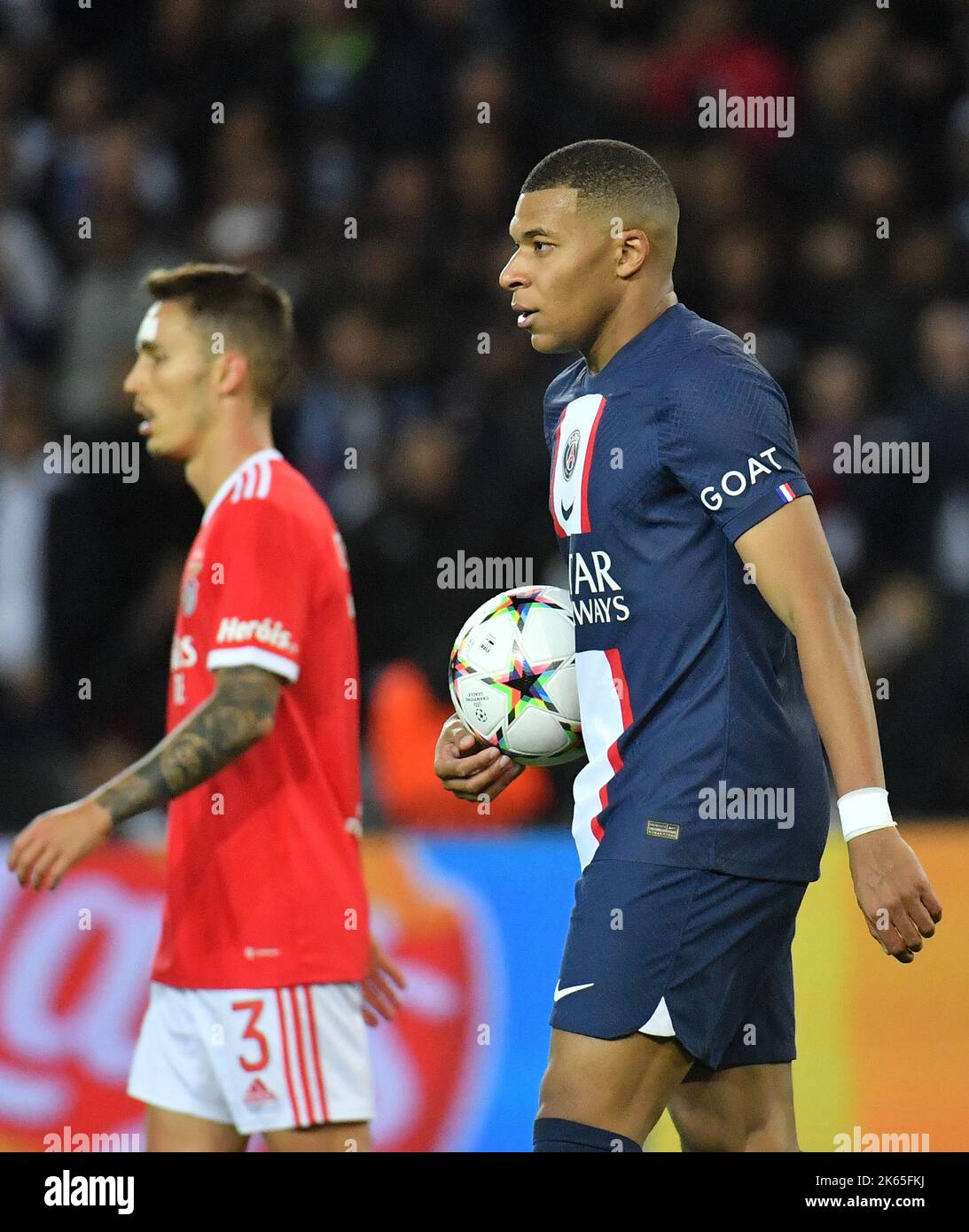 Kylian Mbappe Of Paris Saint Germain Psg During The Uefa Champions