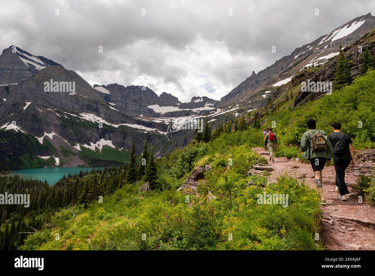 Photograph Of The The Garden Wall And The Shrinking Grinnell Glacier