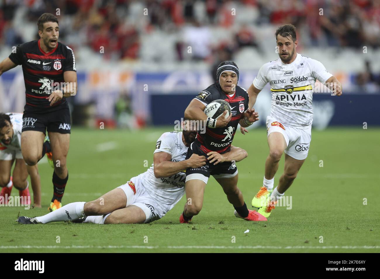 Sebastien Muylaert Maxppp Cheslin Kolbe Du Stade Toulousain Lors De