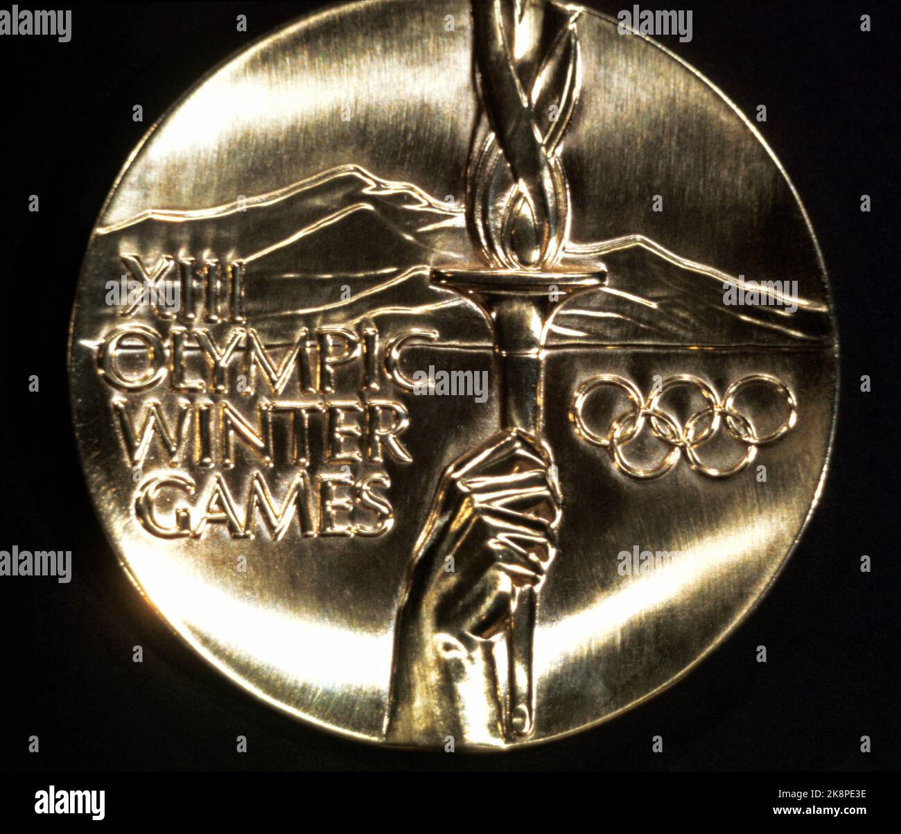 Lake Placid Usa Gold Medal From The Th Olympic Winter