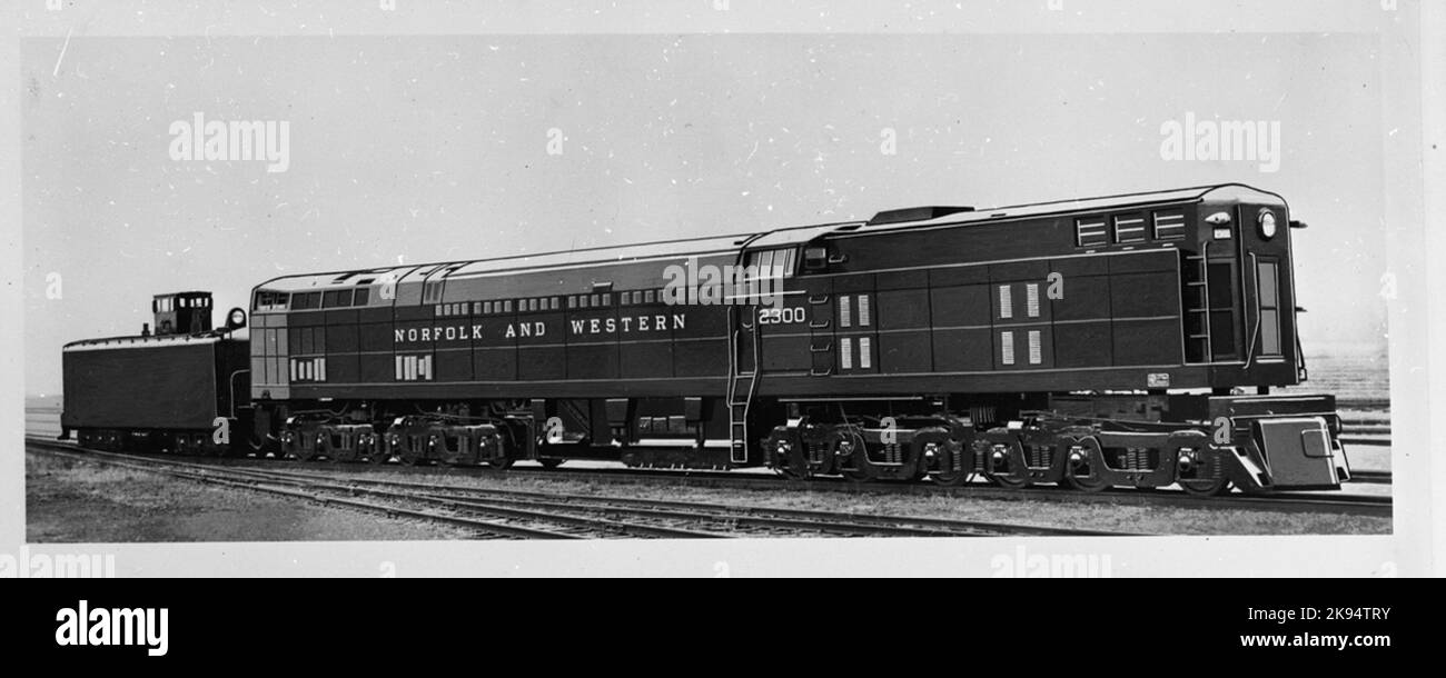 N W Steam Turbine Electrical Locomotive Jawn Henry Stock Photo Alamy