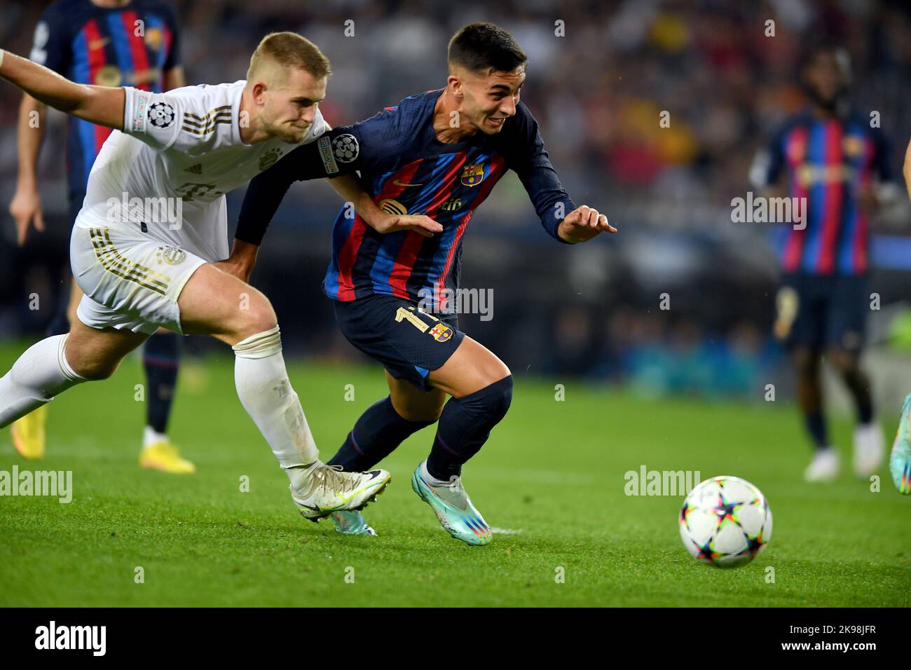 FC BARCELONA vs BAYERN MÜNCHEN October 26 2022 Ferran Torres 11 of FC