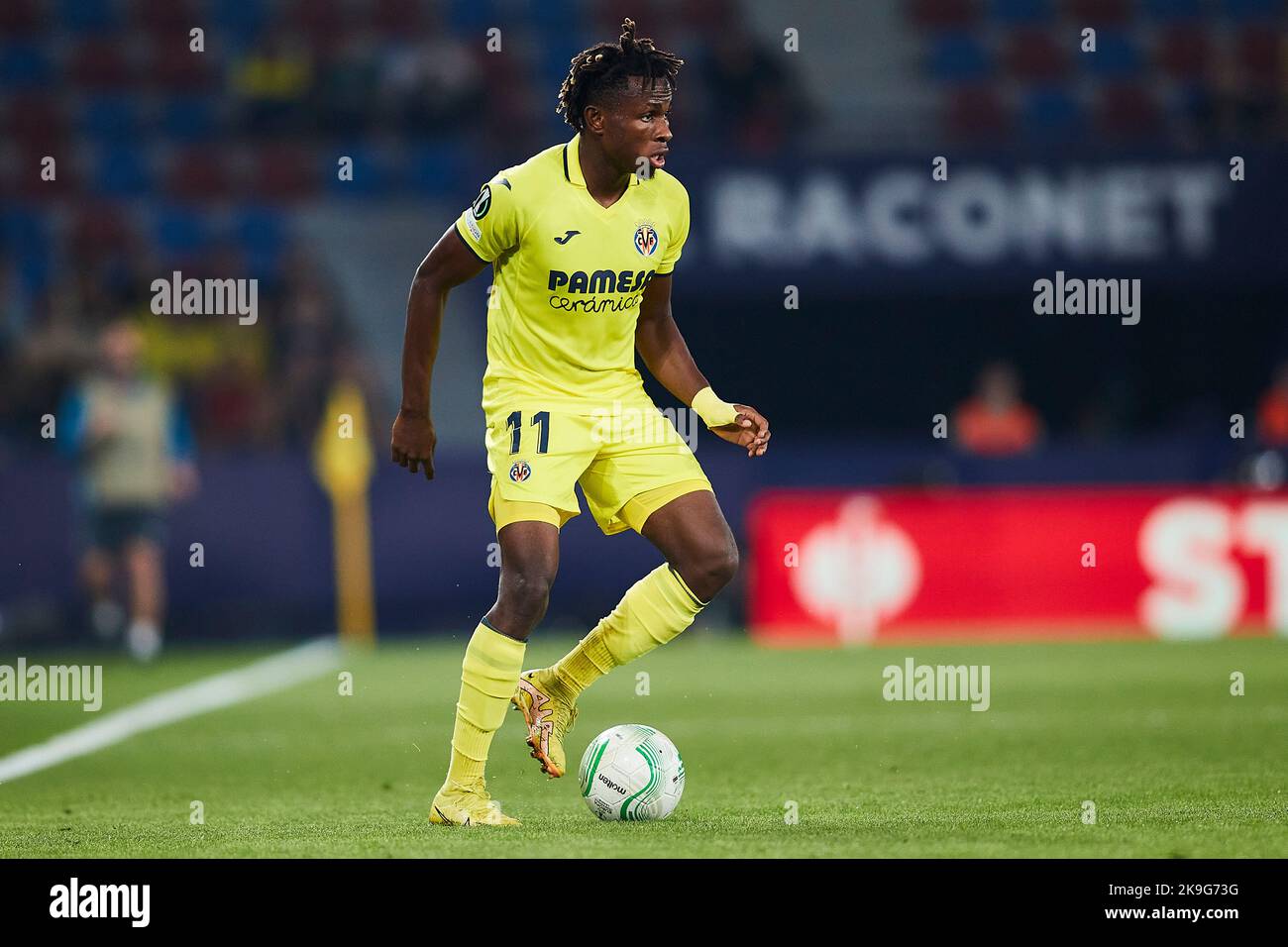 Samuel Chukwueze Of Villarreal CF Stock Photo Alamy