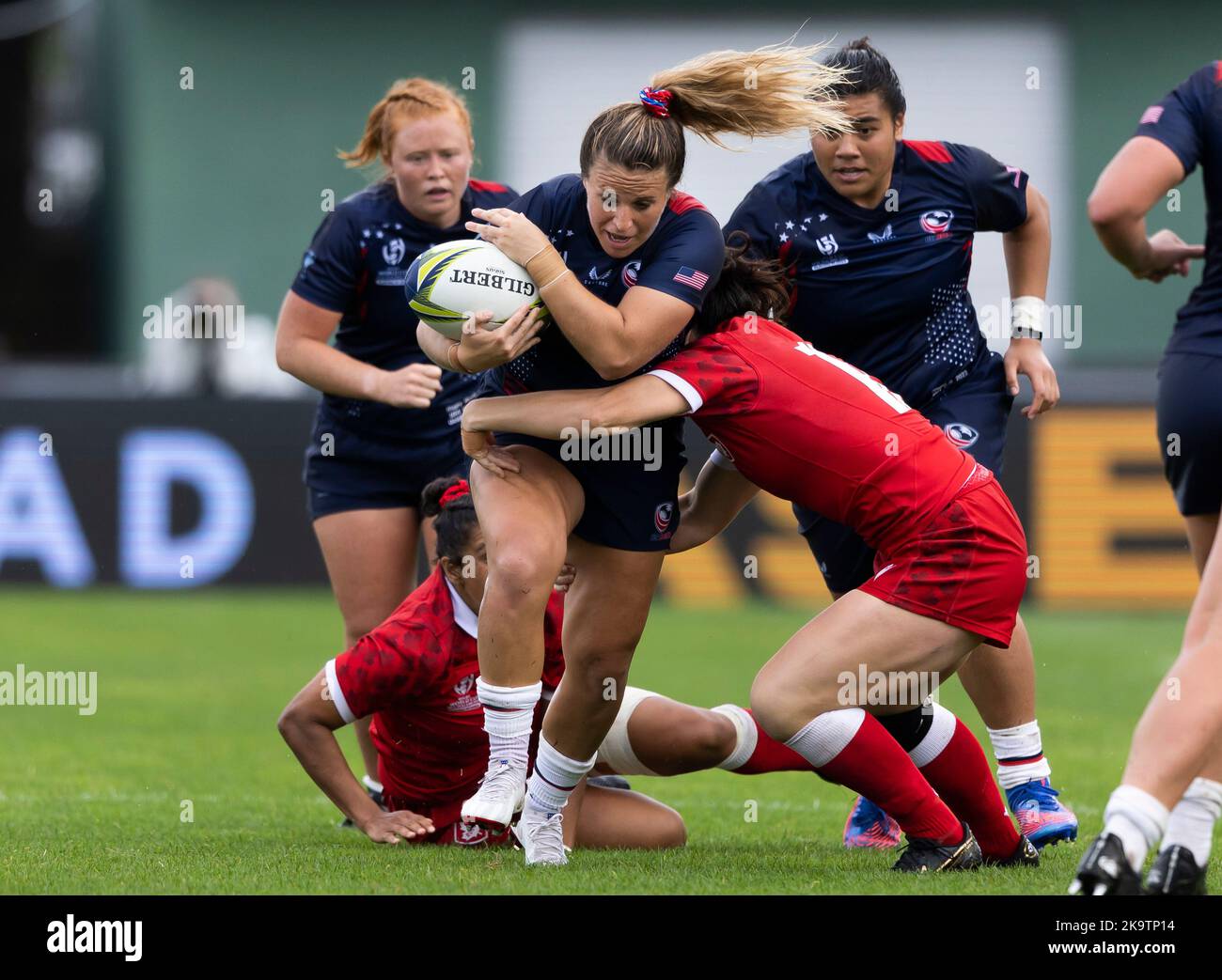 Usa S Gabriella Cantorna During The Women S Rugby World Cup Quarter