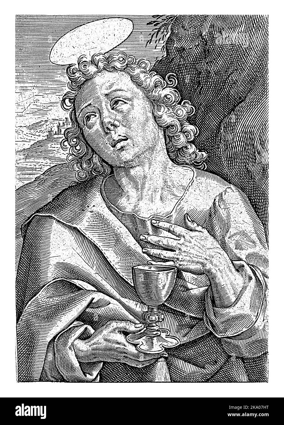 Johannes The Evangelist Hieronymus Wierix Before John The