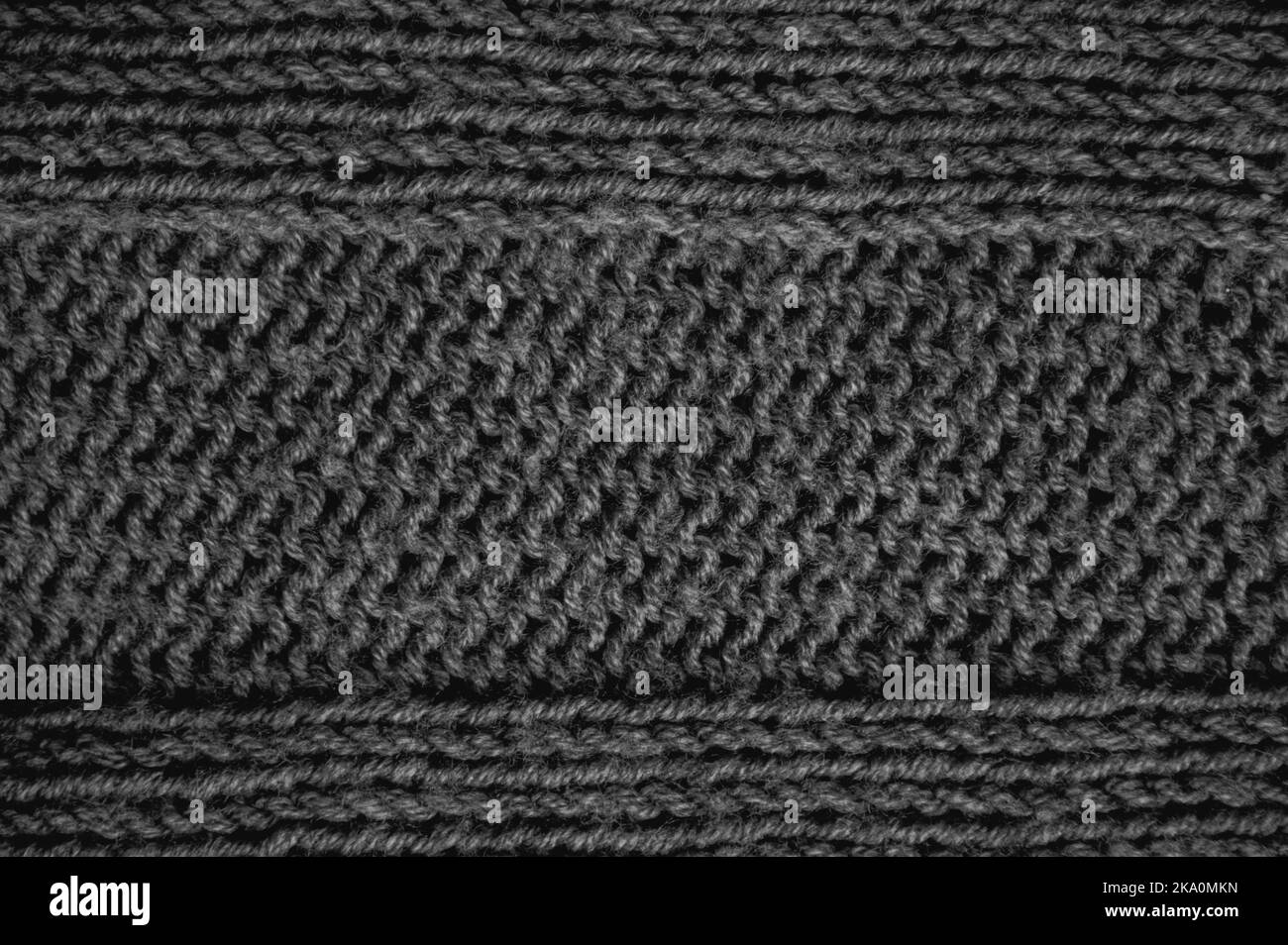 Knitting Pattern Wool Black And White Stock Photos Images Alamy