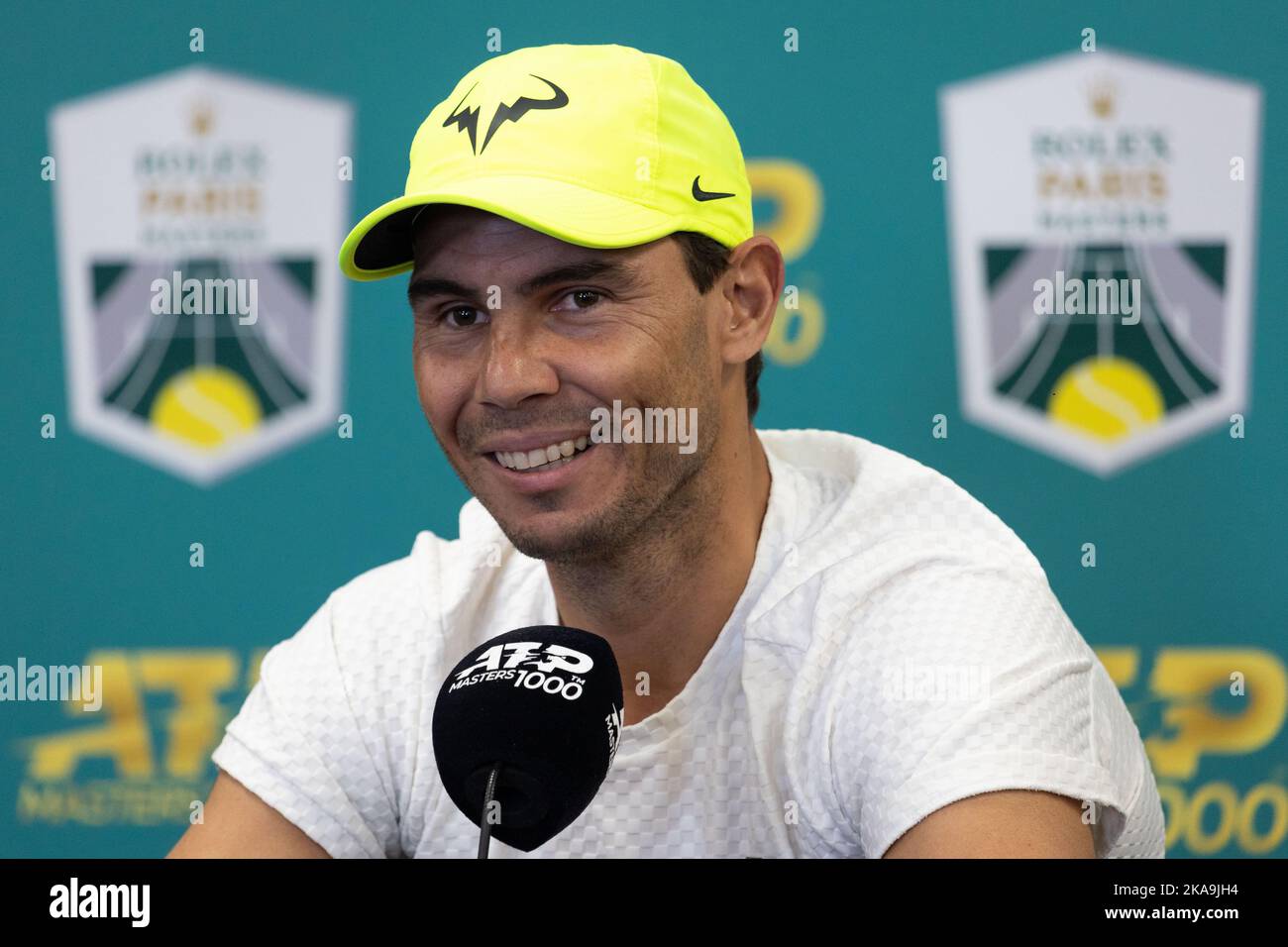 November 1 2022 Paris France Raphael Nadal Holds A Press Conference