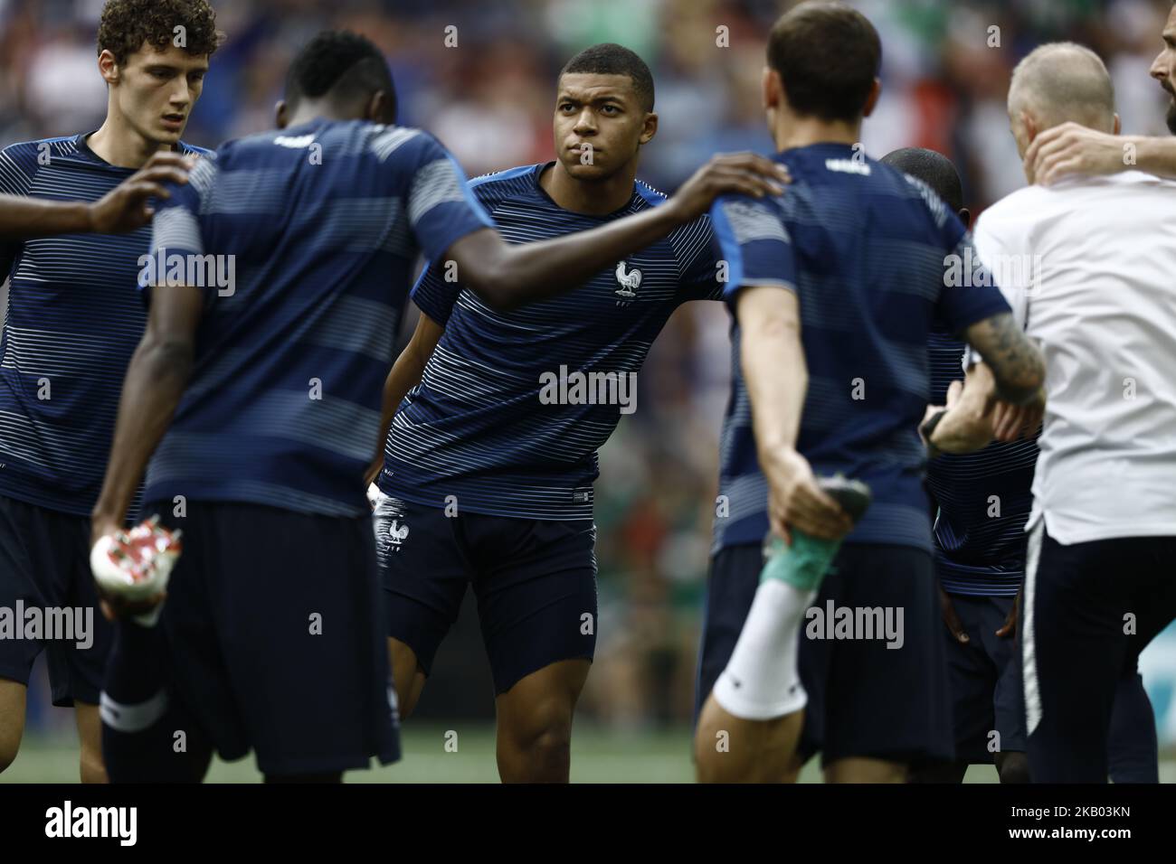 Kylian Mbappe During Russia 2018 World Cup Final Football Match Between