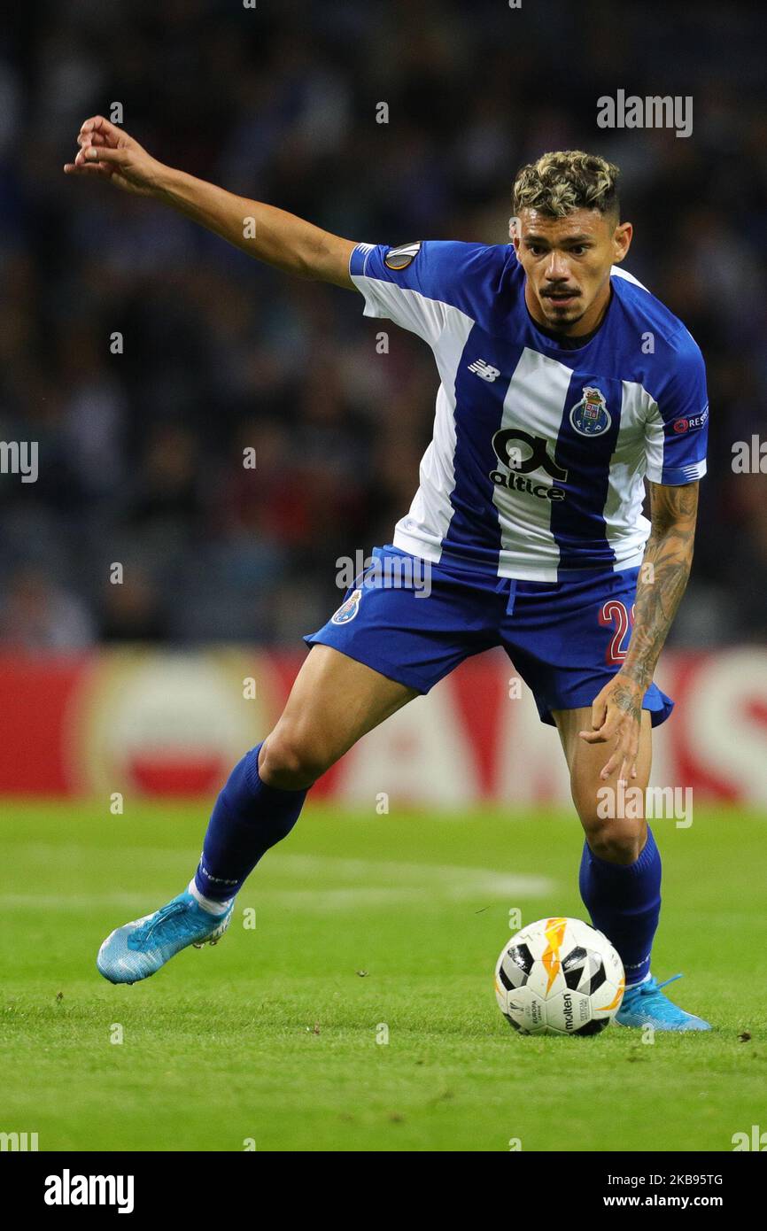 Portos Brazilian Forward Tiquinho Soares In Action During The UEFA