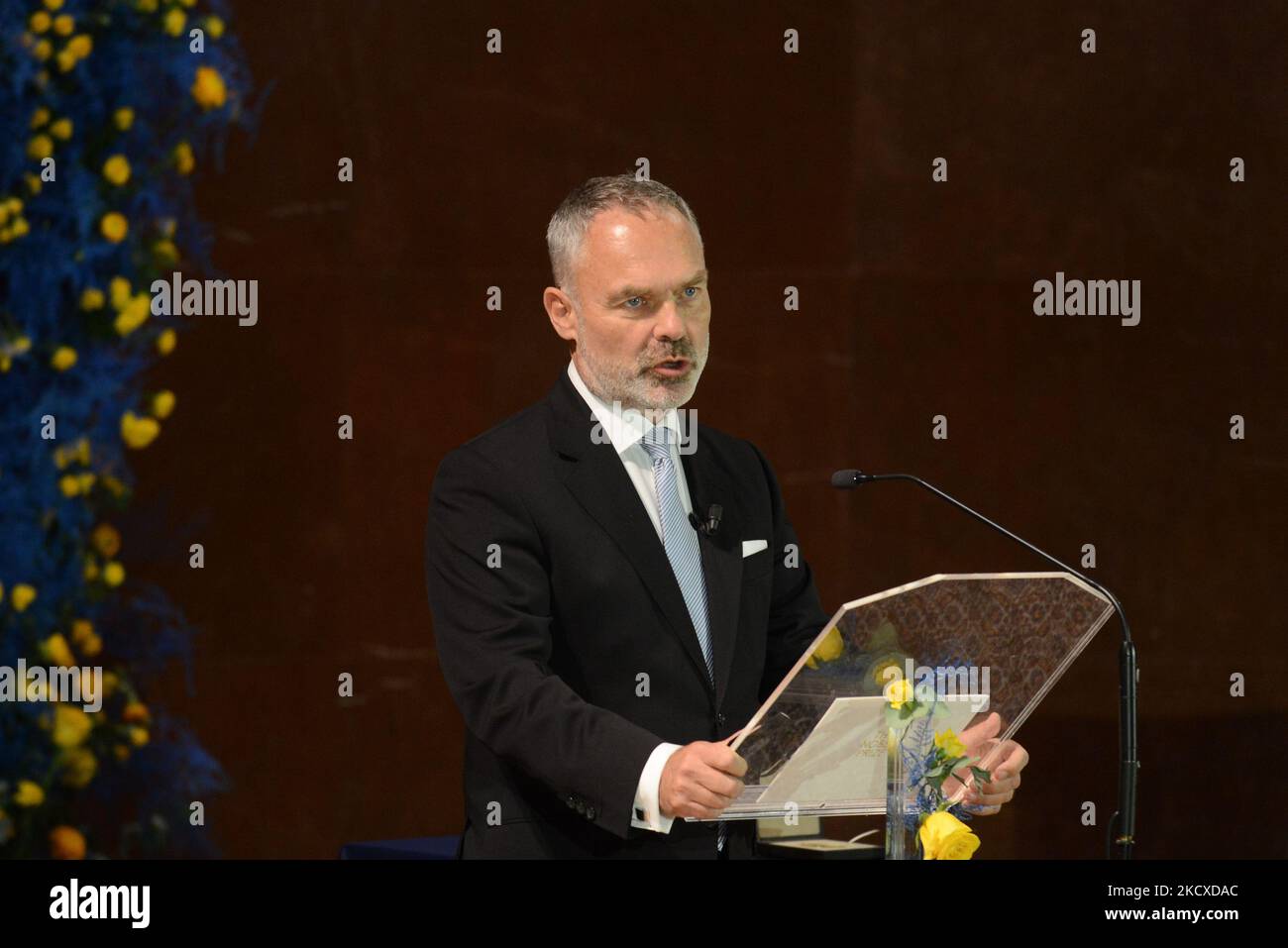 Jan Bjorklund Ambassador Of Sweden To Italy During The News Award