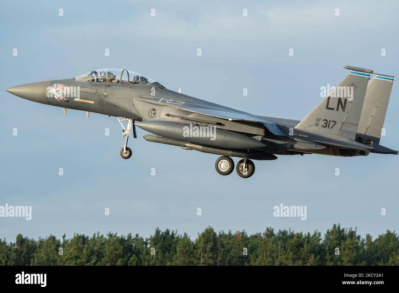 LN AF 91 317 U S Air Force McDonnell Douglas F 15E Strike Eagle Of The