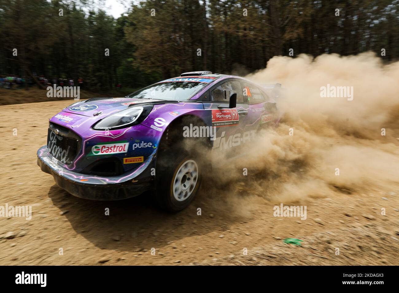 Gus Greensmith Gbr And Jonas Andersson Swe In Ford Puma Rally Of M