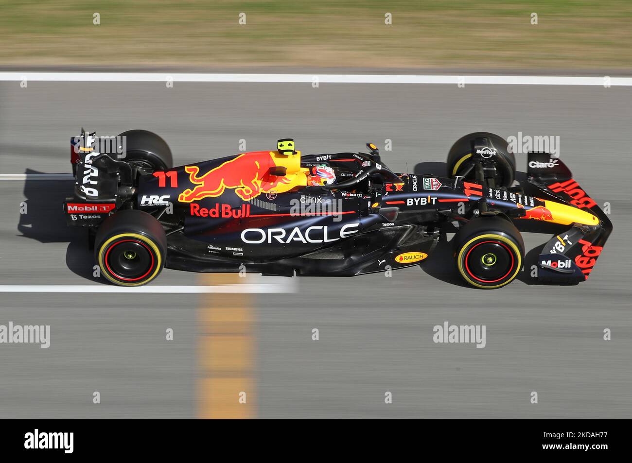 Sergio Perez S Red Bull During Practice Of The Formula Pirelli Gp